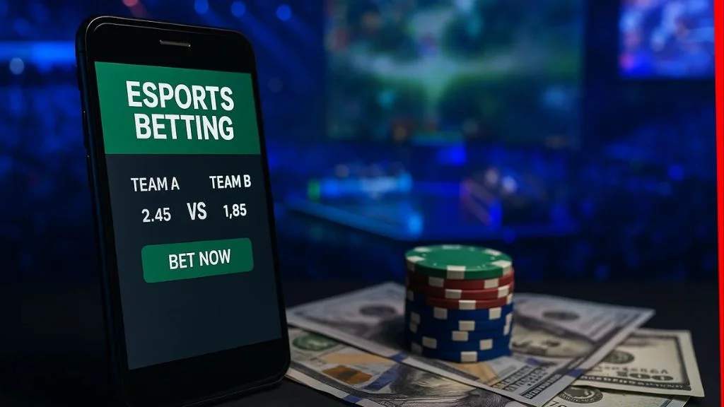 电竞赛事投注画面